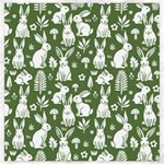 Easter bunny pattern Canvas 20  x 20 