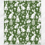 Easter bunny pattern Canvas 20  x 24 
