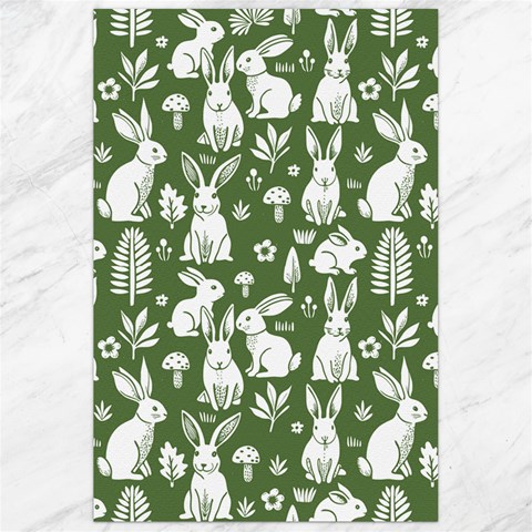 Easter bunny pattern Canvas 24  x 36  from ArtsNow.com 23.35 x34.74  Canvas - 1