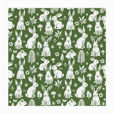 Easter bunny pattern Medium Glasses Cloth from ArtsNow.com Front