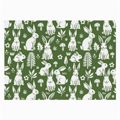 Easter bunny pattern Large Glasses Cloth (2 Sides) from ArtsNow.com Back