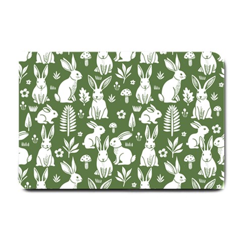 Easter bunny pattern Small Doormat from ArtsNow.com 24 x16  Door Mat