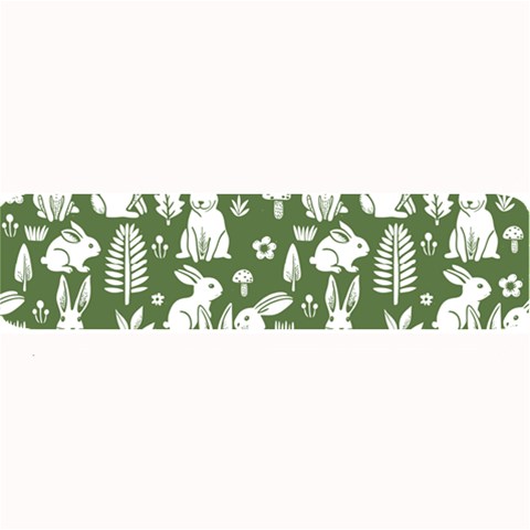 Easter bunny pattern Large Bar Mat from ArtsNow.com 32 x8.5  Bar Mat