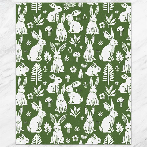Easter bunny pattern Canvas 11  x 14  from ArtsNow.com 10.95 x13.48  Canvas - 1