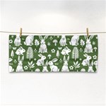 Easter bunny pattern Hand Towel