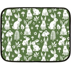 Easter bunny pattern 35 x27  Two Sides Fleece Blanket (Mini) from ArtsNow.com 35 x27  Blanket Front