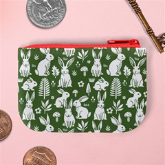 Easter bunny pattern Mini Coin Purse from ArtsNow.com Back
