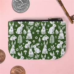 Easter bunny pattern Mini Coin Purse from ArtsNow.com Back