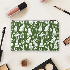 Easter bunny pattern Cosmetic Bag (Medium) from ArtsNow.com Back