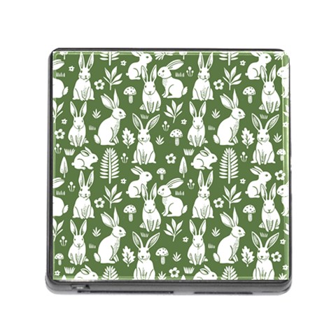 Easter bunny pattern Memory Card Reader (Square 5 Slot) from ArtsNow.com Front