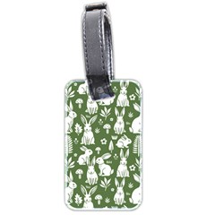Easter bunny pattern Luggage Tag (two sides) from ArtsNow.com Back