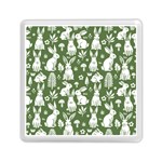Easter bunny pattern Memory Card Reader (Square)
