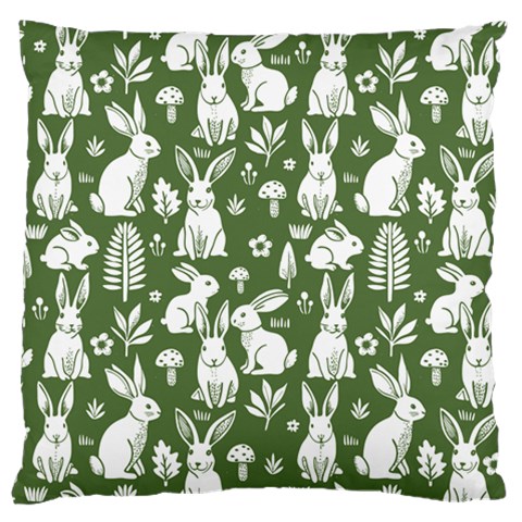 Easter bunny pattern Large Cushion Case (One Side) from ArtsNow.com Front