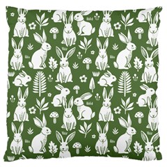 Easter bunny pattern Large Cushion Case (Two Sides) from ArtsNow.com Back