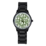 Easter bunny pattern Stainless Steel Round Watch