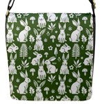 Easter bunny pattern Flap Closure Messenger Bag (S)