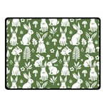 Easter bunny pattern 50  x 40  Two Sides Fleece Blanket (Small)
