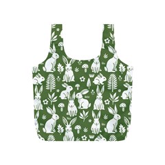 Easter bunny pattern Full Print Recycle Bag (S) from ArtsNow.com Back