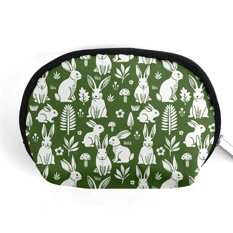 Easter bunny pattern Accessory Pouch (Medium) from ArtsNow.com Front