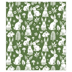 Easter bunny pattern Drawstring Pouch (Small) from ArtsNow.com Front
