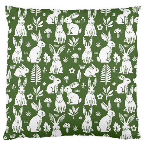 Easter bunny pattern Standard Premium Plush Fleece Cushion Case (One Side) from ArtsNow.com Front
