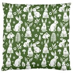 Easter bunny pattern Standard Premium Plush Fleece Cushion Case (One Side)