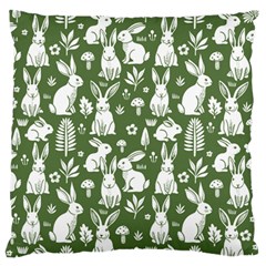 Easter bunny pattern Standard Premium Plush Fleece Cushion Case (Two Sides) from ArtsNow.com Back