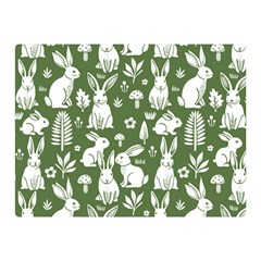 Easter bunny pattern 35  x 27  Two Sides Premium Plush Fleece Blanket (Mini) from ArtsNow.com 35 x27  Blanket Back