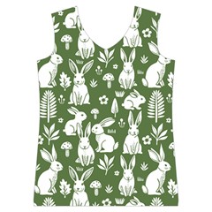 Easter bunny pattern Women s Basketball Tank Top from ArtsNow.com Front