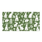 Easter bunny pattern Satin Wrap 35  x 70 