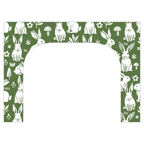 Easter bunny pattern Toiletries Pouch from ArtsNow.com Front