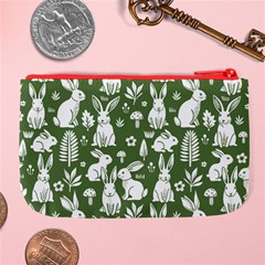 Easter bunny pattern Large Coin Purse from ArtsNow.com Back