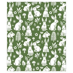 Easter bunny pattern Drawstring Pouch (XS) from ArtsNow.com Back