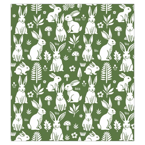Easter bunny pattern Drawstring Pouch (2XL) from ArtsNow.com Back