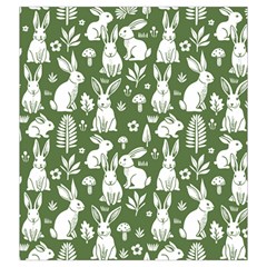 Easter bunny pattern Drawstring Pouch (2XL) from ArtsNow.com Back