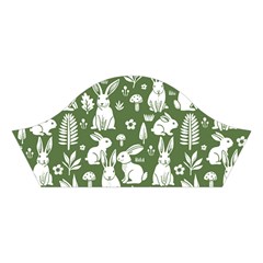 Easter bunny pattern Cotton Crop Top from ArtsNow.com Left Sleeve
