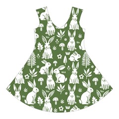 Easter bunny pattern Short Sleeve V Front