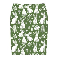 Easter bunny pattern Midi Wrap Pencil Skirt from ArtsNow.com Back