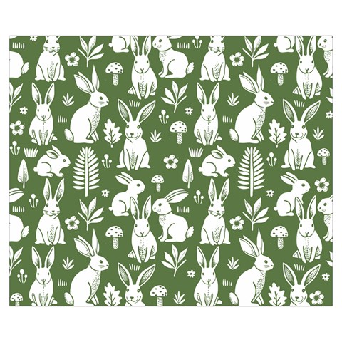 Easter bunny pattern Medium Tote Bag from ArtsNow.com Front