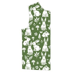 Easter bunny pattern Kid s Button Up Puffer Vest from ArtsNow.com Front Right