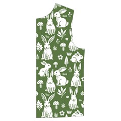 Easter bunny pattern Kid s Button Up Puffer Vest from ArtsNow.com Front Left