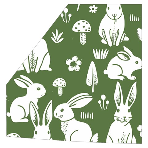 Easter bunny pattern Kid s Button Up Puffer Vest from ArtsNow.com Pocket Right
