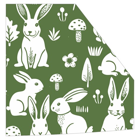 Easter bunny pattern Kid s Button Up Puffer Vest from ArtsNow.com Pocket Left