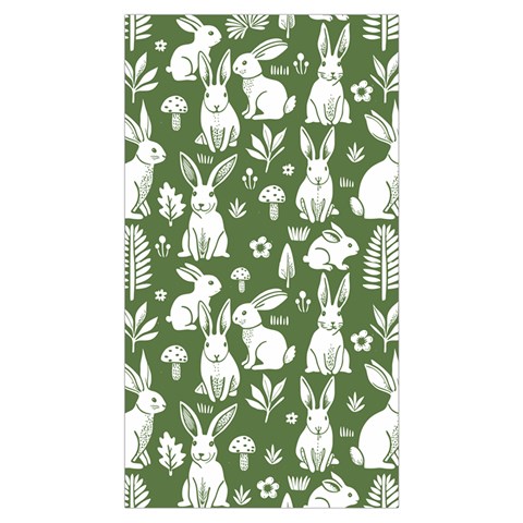 Easter bunny pattern Kid s Button Up Puffer Vest from ArtsNow.com Placket Inside