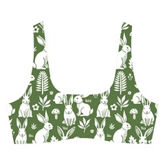 Easter bunny pattern Cross Back Hipster Bikini Set from ArtsNow.com Front