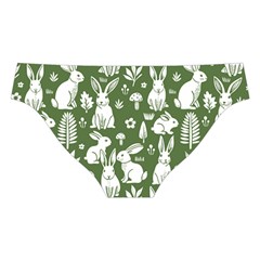 Easter bunny pattern Cross Back Hipster Bikini Set from ArtsNow.com Back Under