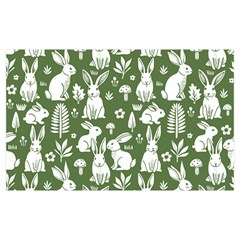 Easter bunny pattern Kids  Hooded Rain Ponchos from ArtsNow.com Pocket Cover