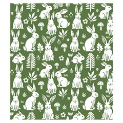 Easter bunny pattern Kids  Hooded Rain Ponchos from ArtsNow.com Pocket