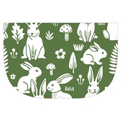 Easter bunny pattern Make Up Case (Small) from ArtsNow.com Side Left