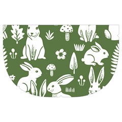 Easter bunny pattern Make Up Case (Medium) from ArtsNow.com Side Right
